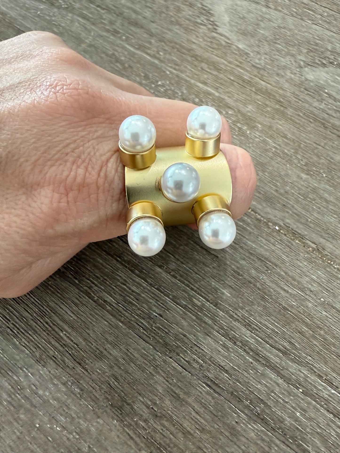 Multi Pearls Ring