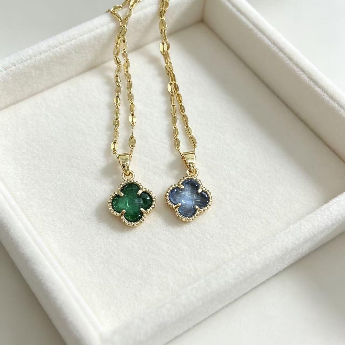 Van Cliff Inspired Necklace (Pick Color)