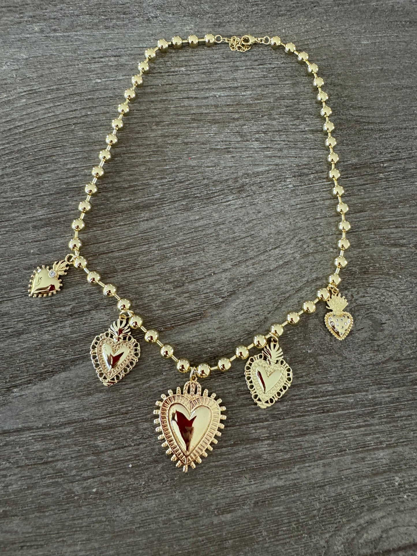 Multi Heart Turkish Necklace