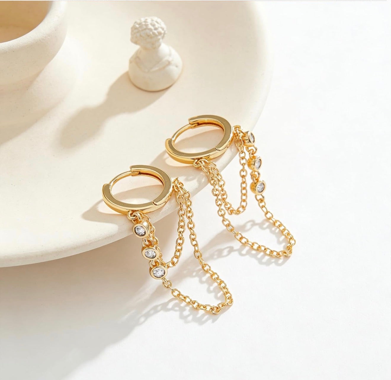Chain Hoop Earrings