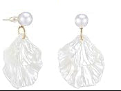 Starfish Shell Earrings