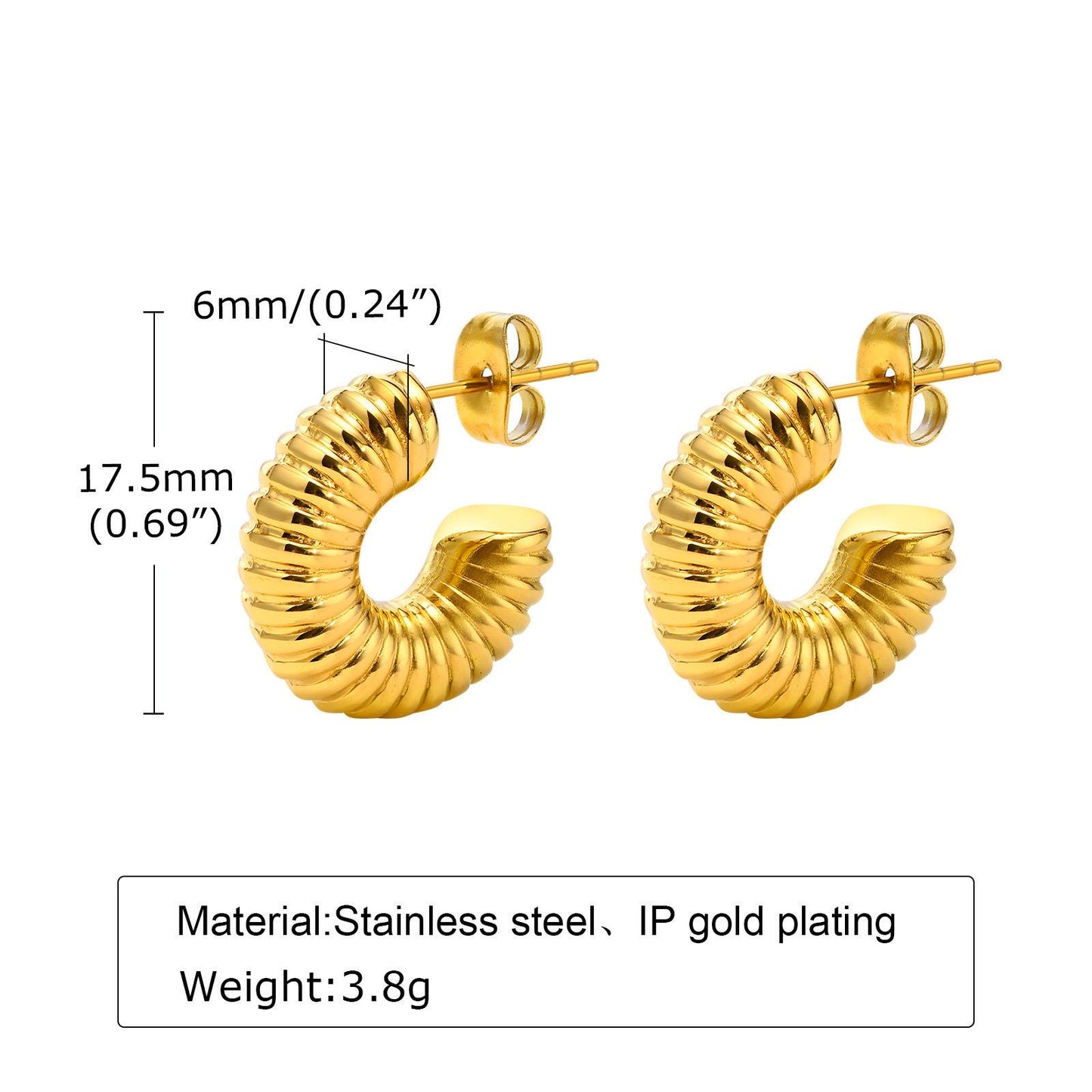 Round Fashion Earrings