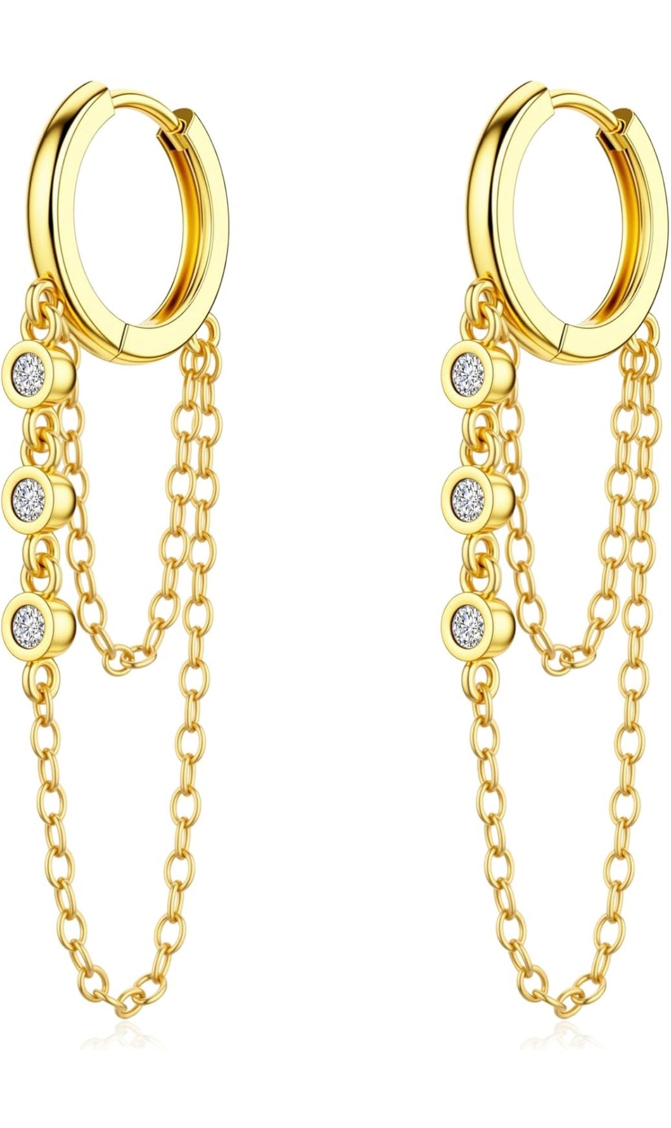 Chain Hoop Earrings