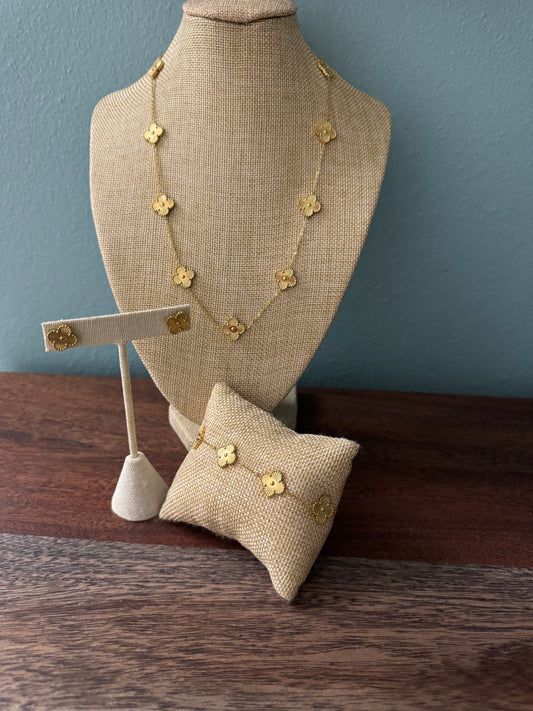 Designer Inspired 3 SS Necklace Set