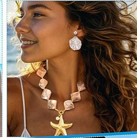 Starfish Shell Necklace