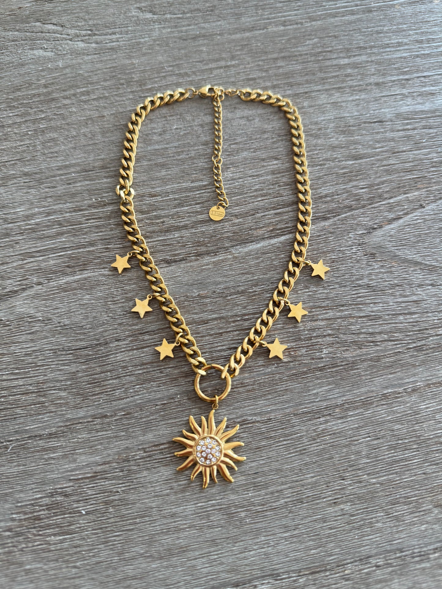 Stars and Sun Necklace