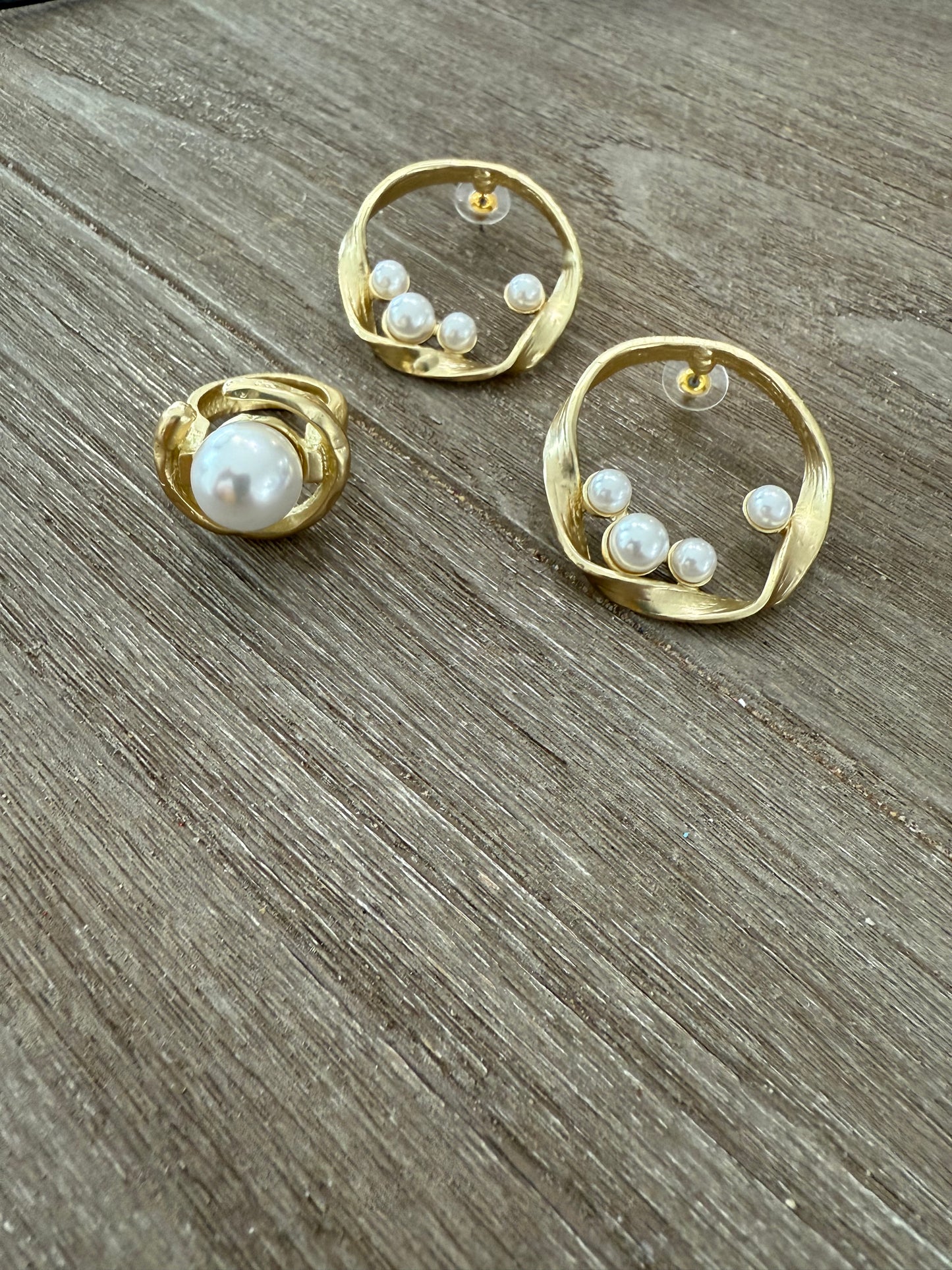 Pearl Detail Turkish Earrings