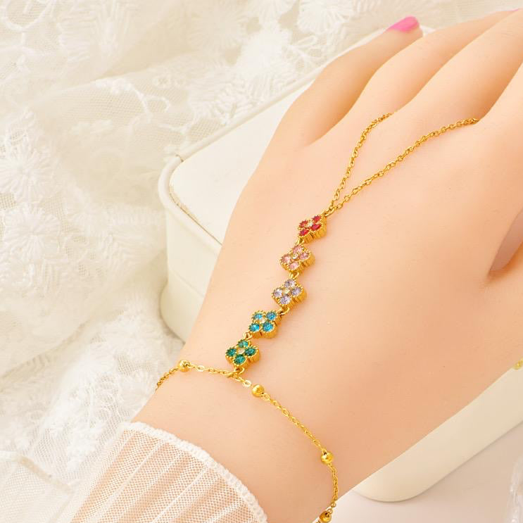 Multicolor Ring Bracelet