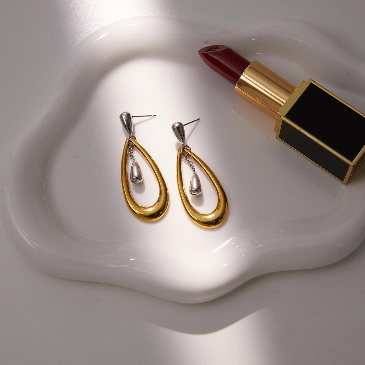 Two Tones Earrings