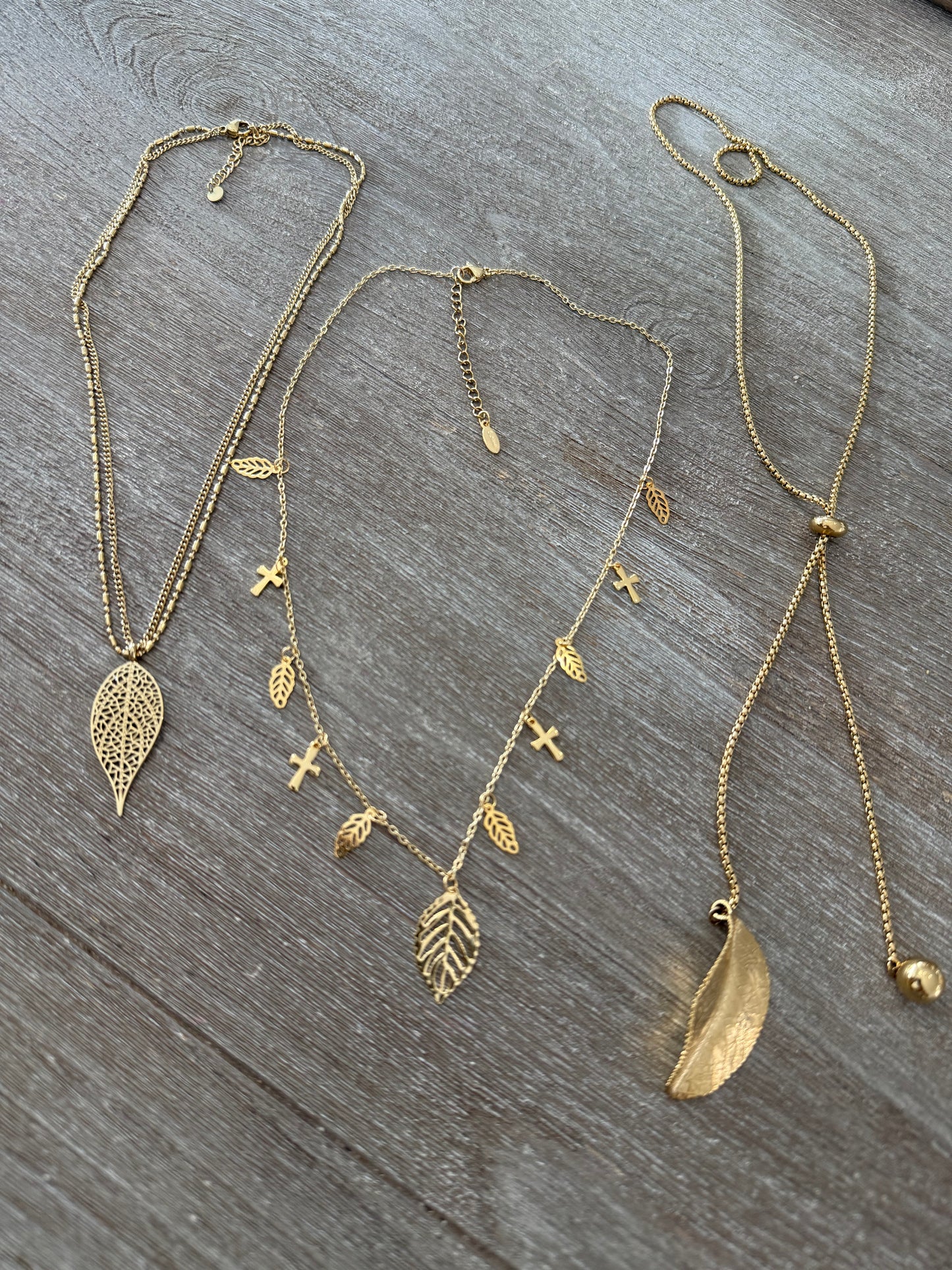 Leave Adjustable Necklace