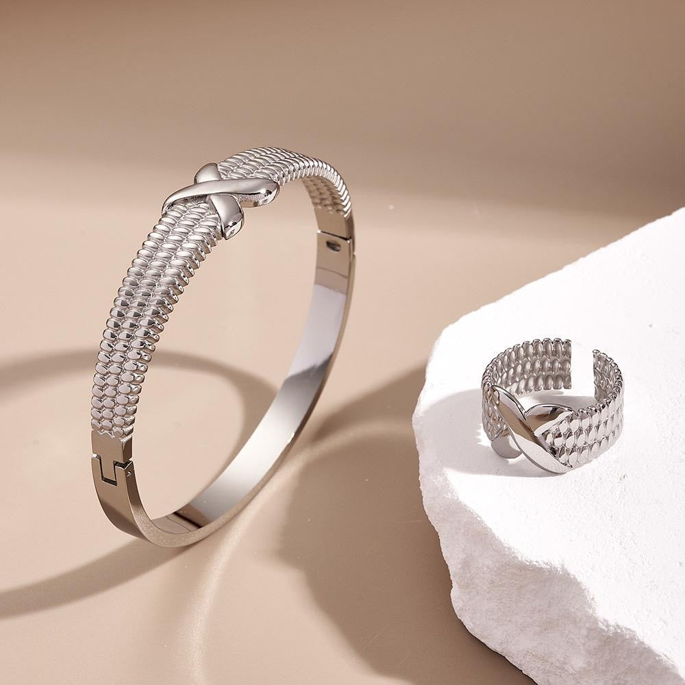 Bangle & Ring Set (Pick color)
