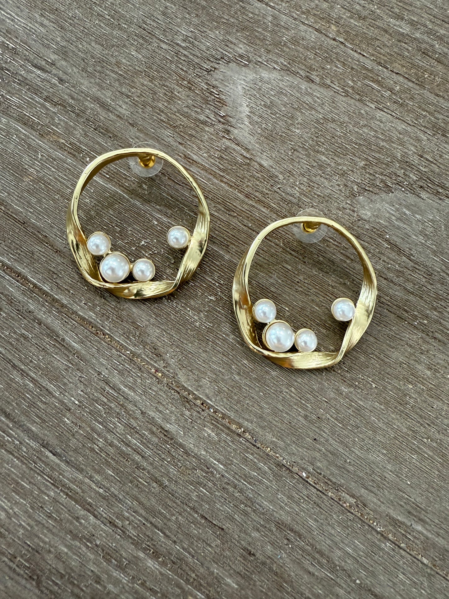 Pearl Detail Turkish Earrings