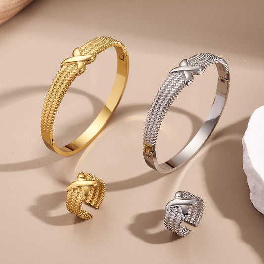 Bangle & Ring Set (Pick color)