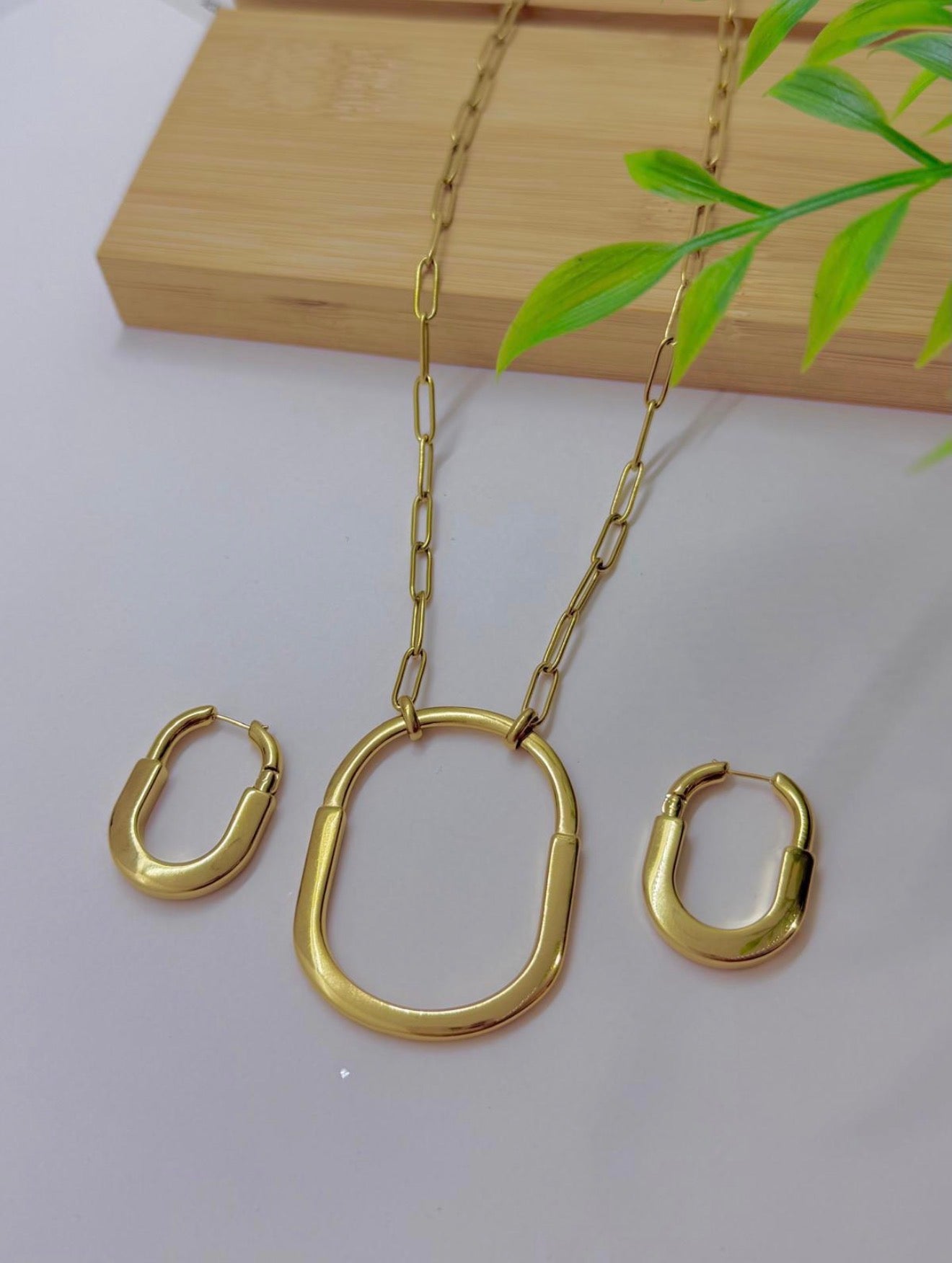Designer Inspired Necklace & Earrings Set