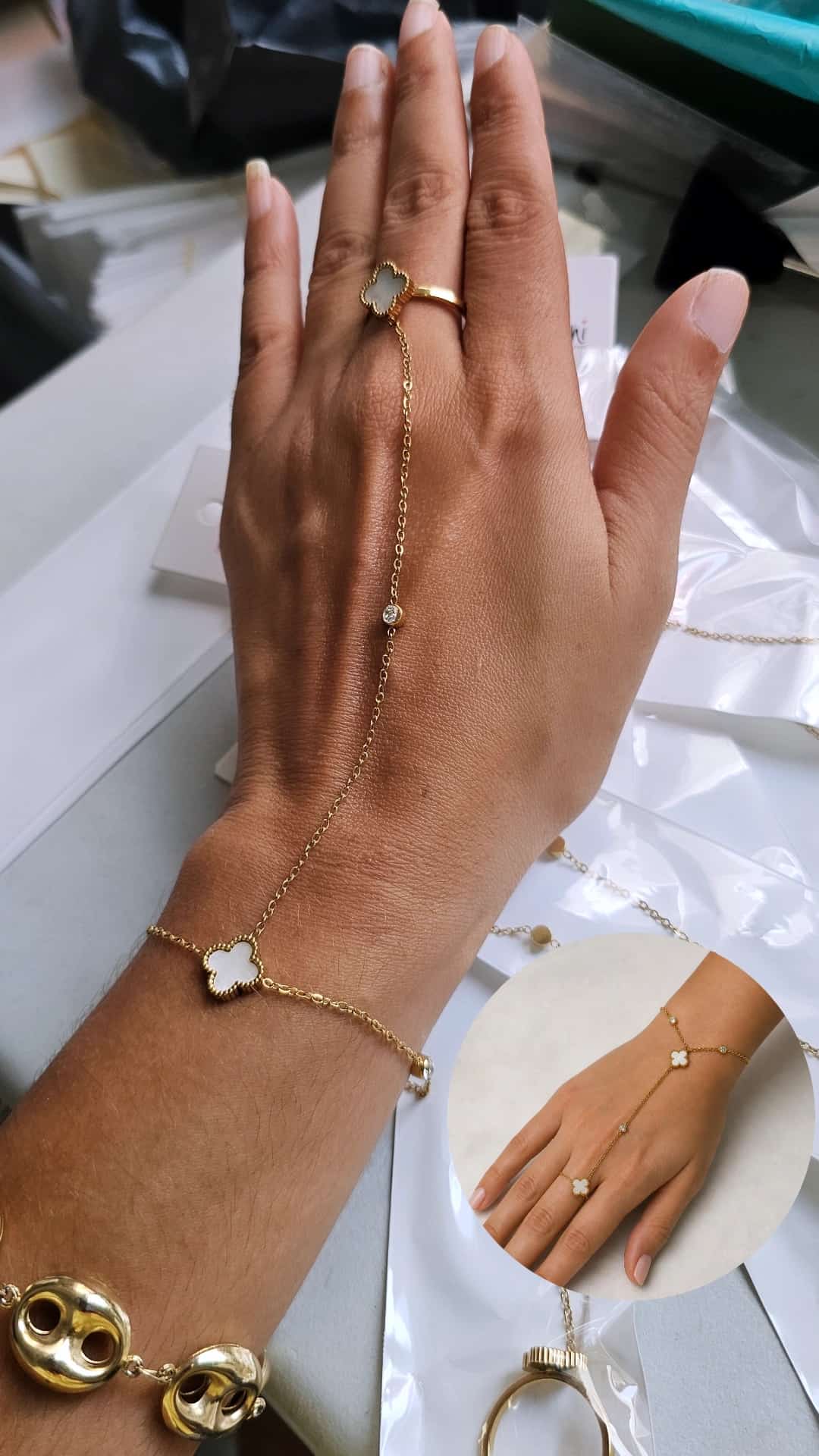 Fashion Ring Bracelet