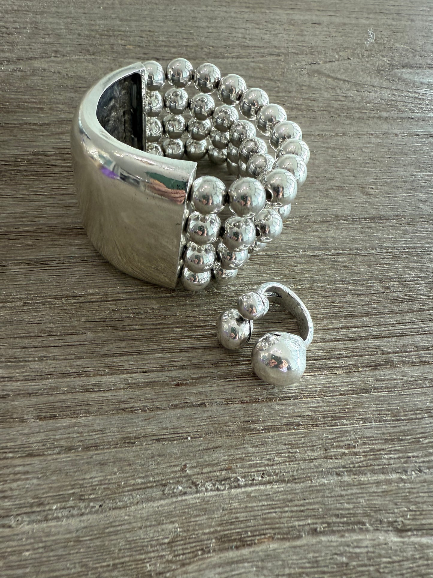 Statement Silver Bracelet