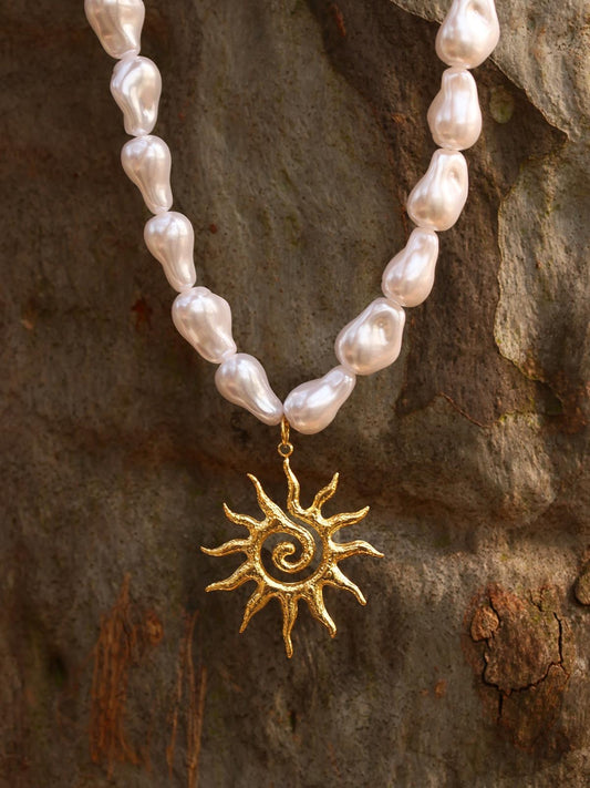 Sun Pearls Necklace