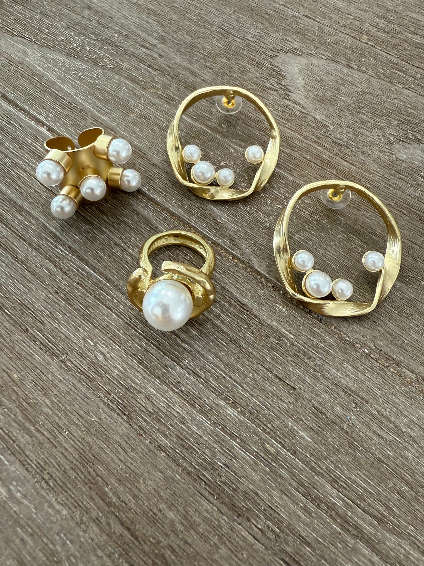 Pearl Detail Turkish Earrings