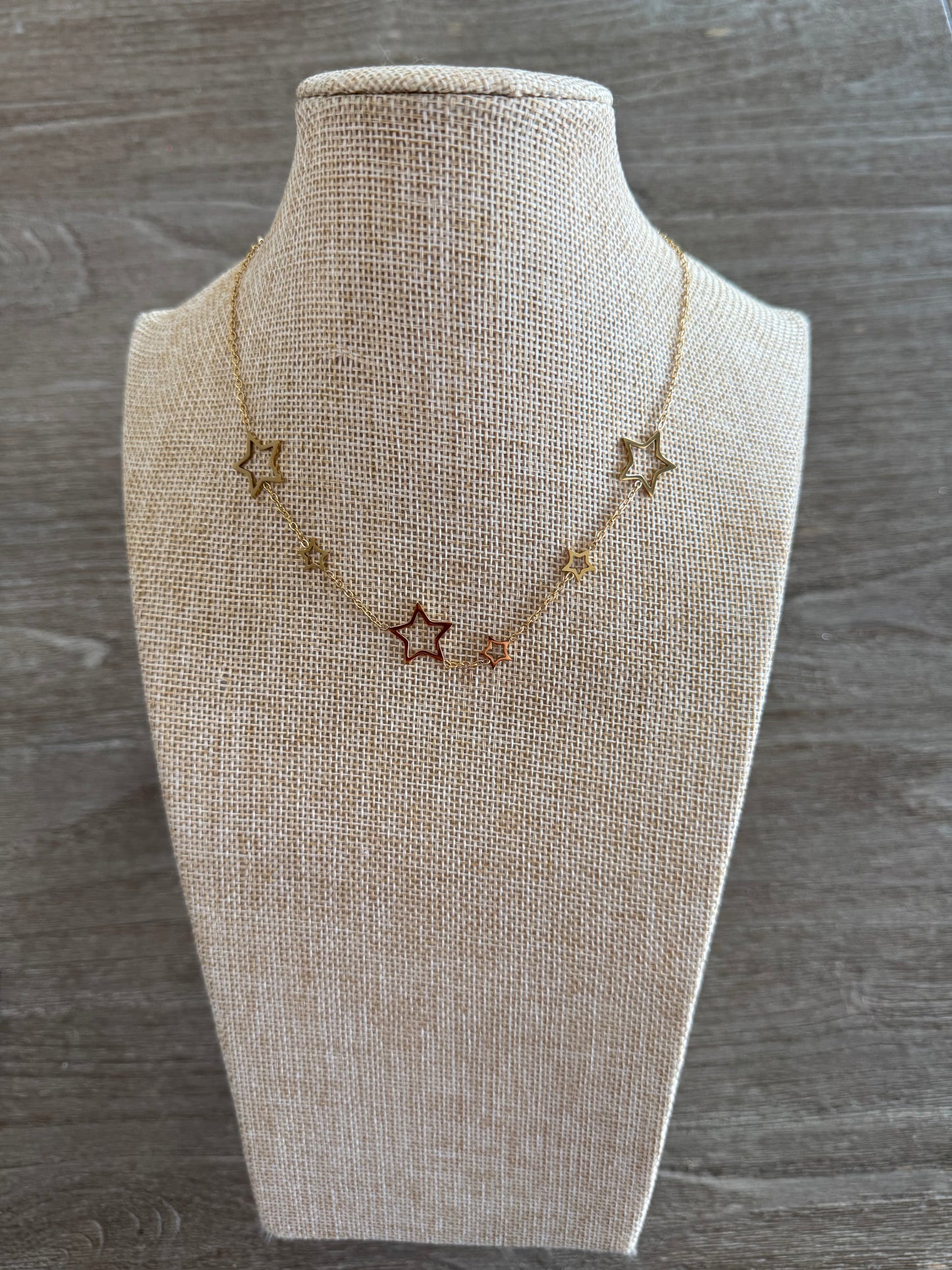 Stars SS Necklace