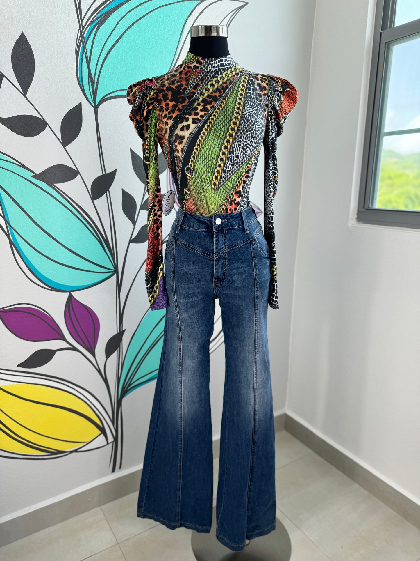 Multi print Bodysuit