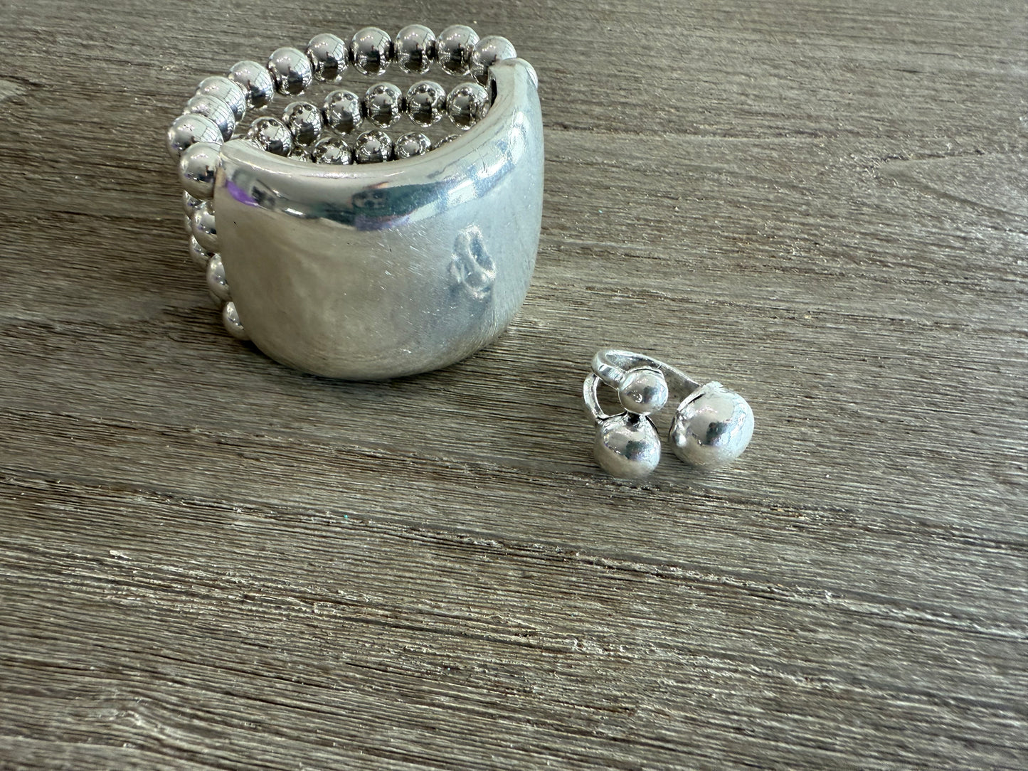 Statement Silver Bracelet