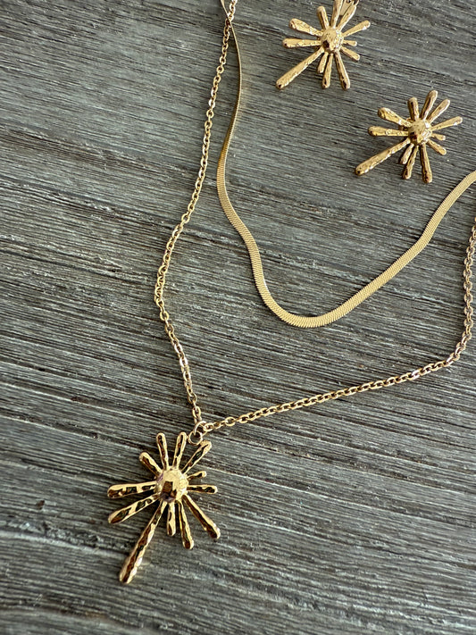 Necklace & Earrings SS Set