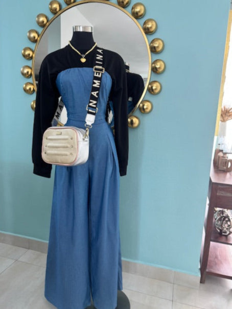 Top & Pant Denim Set