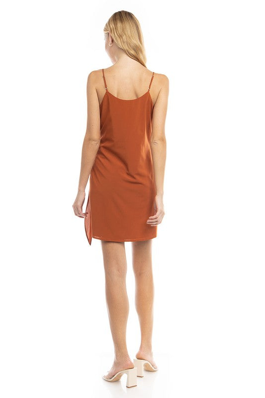 Strappy Dress With Waist Tie