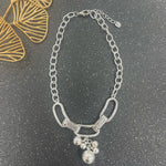 Silver Turkish Necklace With Hanging Balls