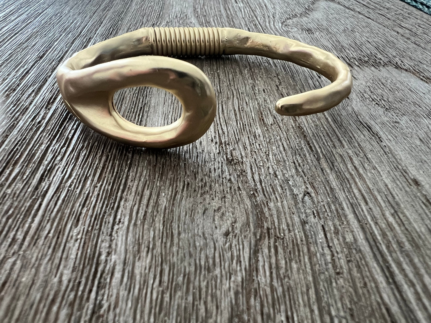 Pin Style Gold Turkish Bracelet