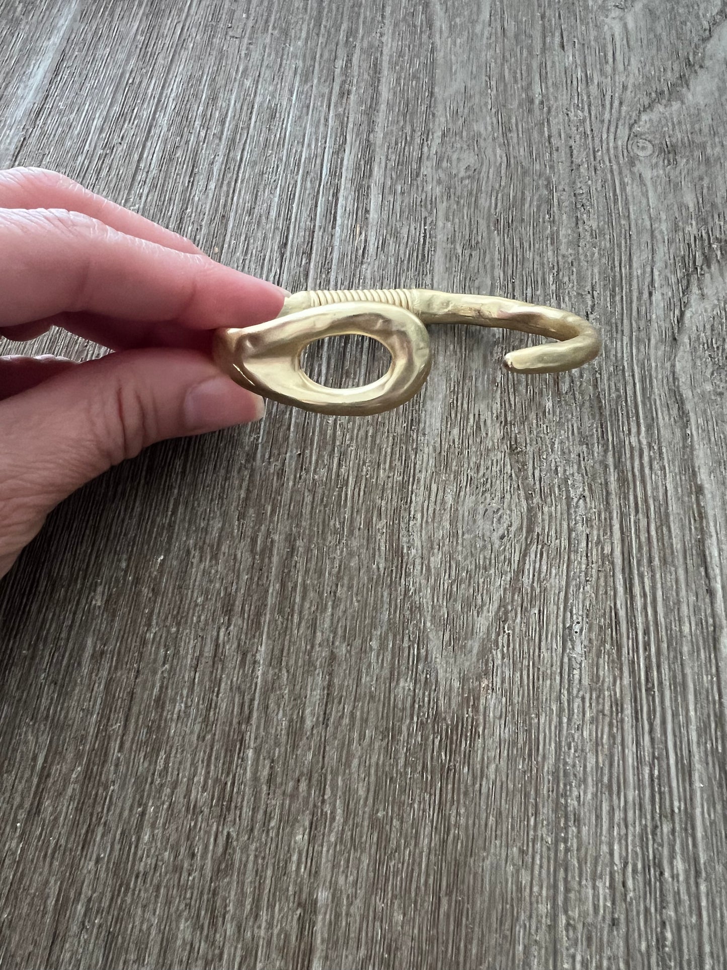 Pin Style Gold Turkish Bracelet