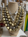 Silver Turkish Necklace With Hanging Balls