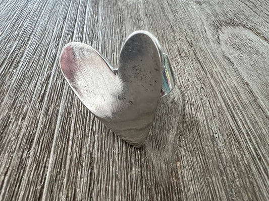 Heart Silver Turkish Ring