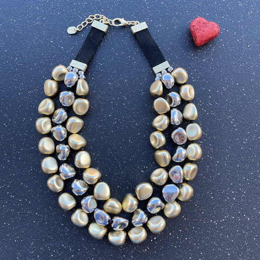 Multi Balls 2 Colors Turkish Necklace