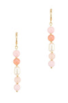 Beads & Pearl Earrings (Pick Color)
