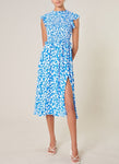 Floral Smocked Midi Dress