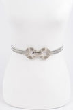Double Metal Stretch Belt