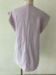Solid Dress With Pearl Trim