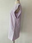 Solid Dress With Pearl Trim