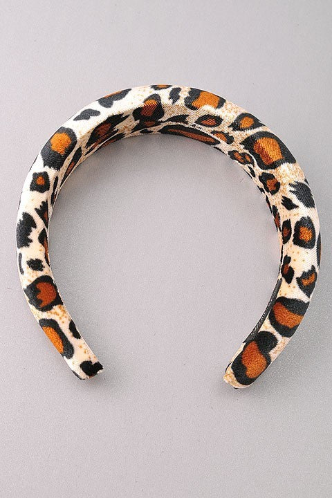 Leopard Padded Head Band