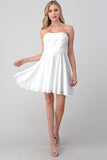 Strapless Flare Cocktail Dress