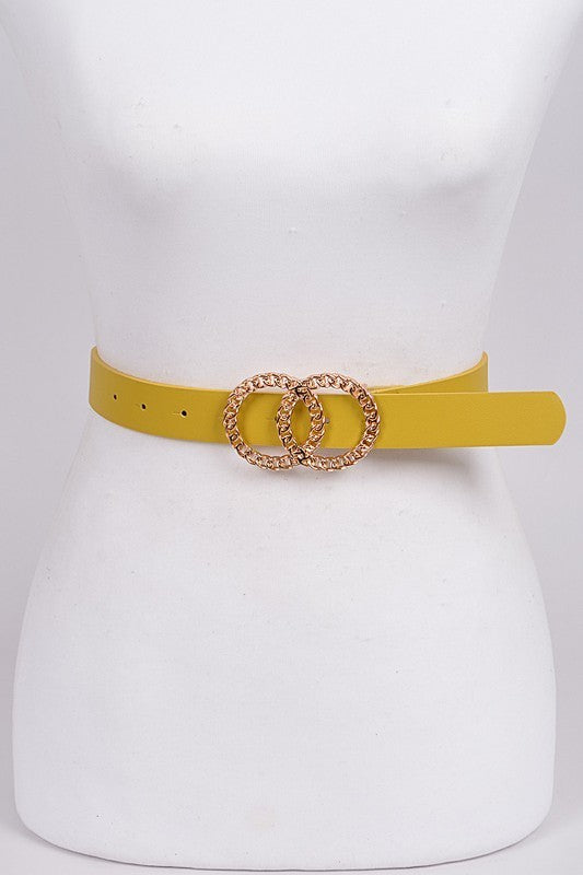 Two Gold Hoop Belt