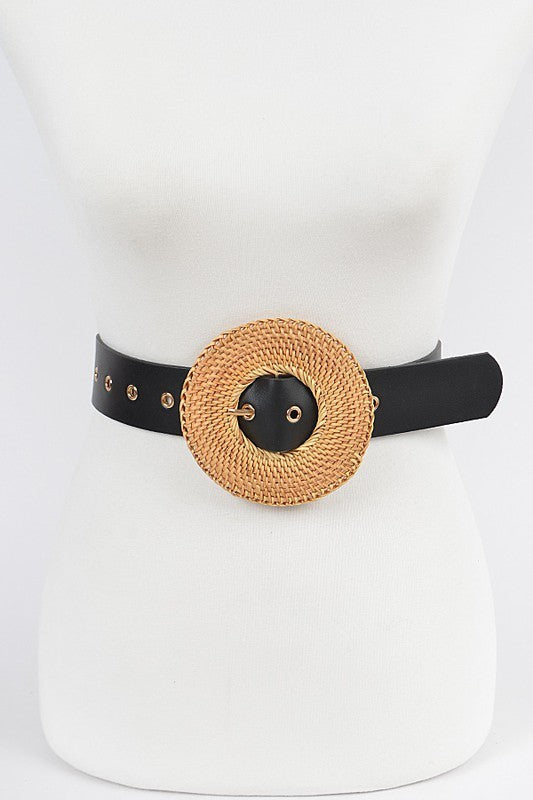 Swirl Round Detailed Belt