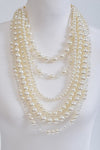 Multi Layered Pearl Necklace