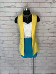 Gold Buttons Blazer Vest