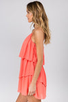 One Shoulder Mini Short Dress
