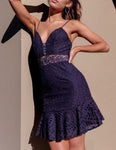 Lace Detail Short Dress