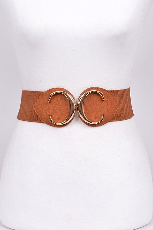 Mirrored C Buckle Belt