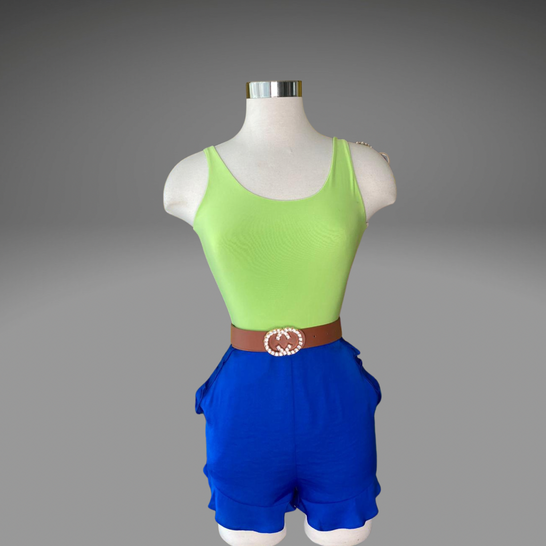 Ruffle Satin Shorts (Pick Color)