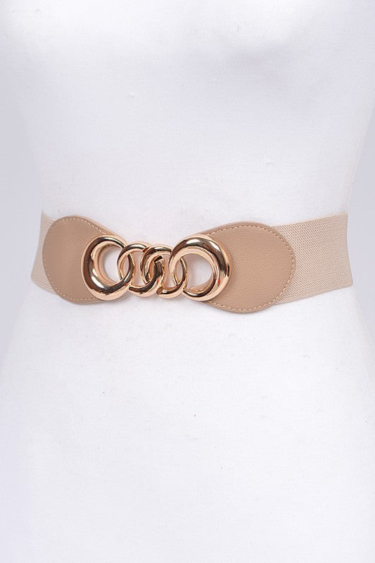 Chain Link Buckled Belt